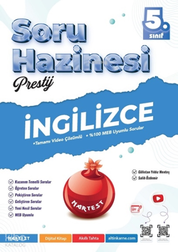 Nartest 5. Sınıf Prestij İngilizce Soru Hazinesi