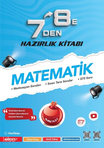 Nartest 7'den 8'e Matematik Hazırlık Kitabı | Kolektif | Nartest Yayın