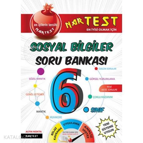 Nartest Yayınları 6. Sınıf Süper Zeka Sosyal Bilgiler Soru Bankası Nartest