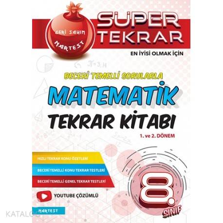 Nartest Yayınları 8. Sınıf LGS Matematik Son Tekrar Geri Sayım Nartest