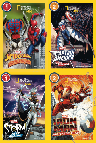 National Geographic Kids - Marvel Kahramanları ile Keşif Yolculuğu Ser