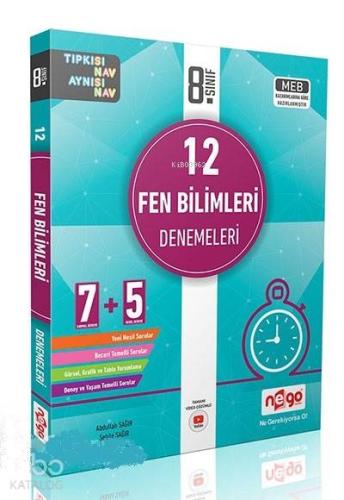 Nego Yayınları 8. Sınıf LGS Fen Bilimleri 12 Denemeleri Nego | | Nego 