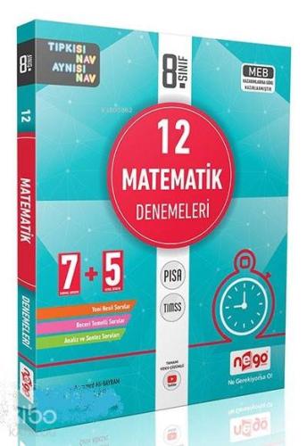 Nego Yayınları 8. Sınıf LGS Matematik 12 Denemeleri Nego | | Nego Yayı