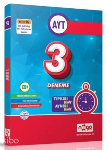 Nego Yayınları AYT 3 Deneme 2020 Özel Nego | | Nego Yayınları