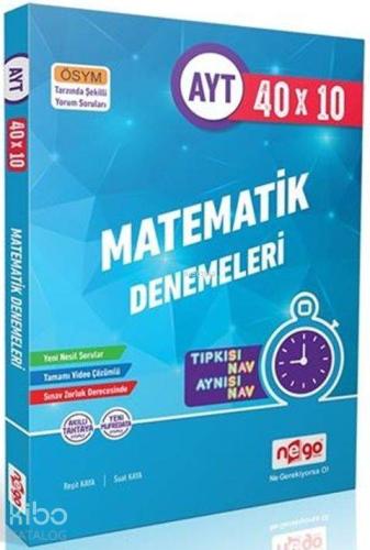 Nego Yayınları AYT Matematik 10x40 Fasikül Branş Denemeleri Nego