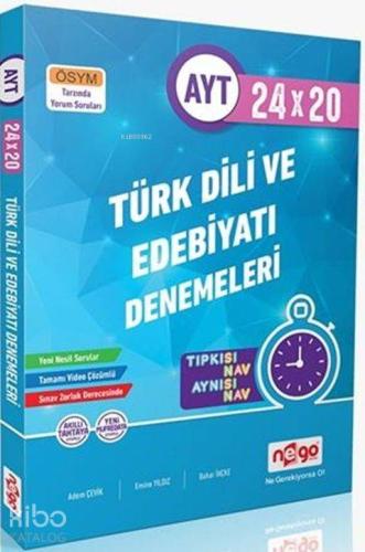 Nego Yayınları AYT Türk Dili ve Edebiyatı 24x20 Branş Denemeleri Nego 