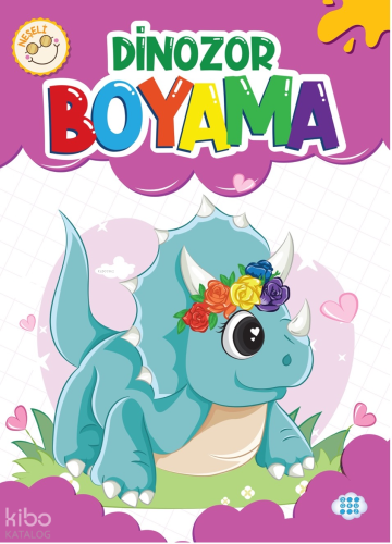 Neşeli Dinozor Boyama