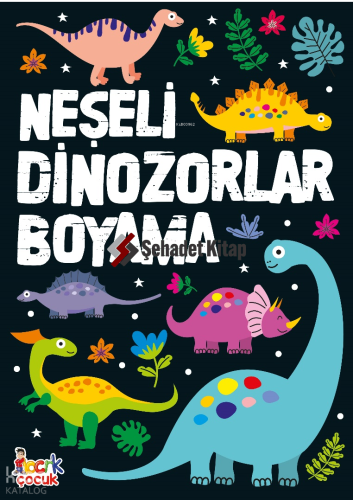 Neşeli Dinozorlar Boyama | Kolektif | Bıcırık Yayınları