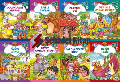 Neşeli Orman Hikayeleri Seti (8 Kitaplık Değerler Eğitimi Dizisi)