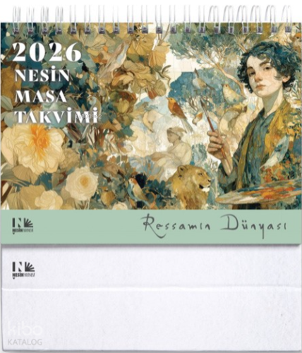 Nesin Masa Takvimi;Ressamın Dünyası Masanızda Sade ve İlham Veren Bir 