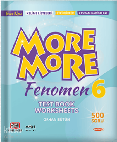 New More More English 6 Fenomen Test Book | Kolektif | Kurmay Yayınevi