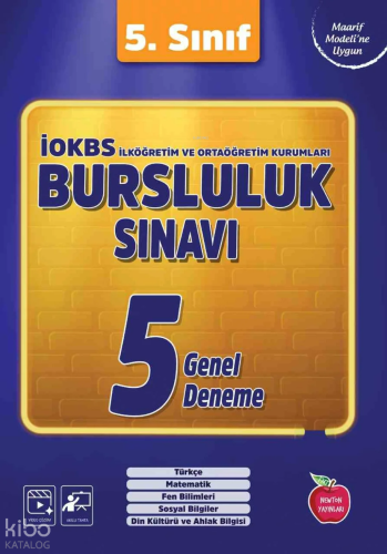 Newton Yayınları 5.Sınıf Bursluluk Sınavı 5 Genel Deneme | Kolektif | 