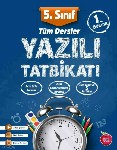 Newton Yayınları 5.Sınıf Yazılı Tatbikatı 1.Dönem Tüm Dersler | Kolekt