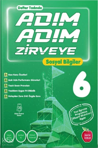 Newton Yayınları 6. Sınıf Adım Adım Zirveye Sosyal Bilgiler Etkinlikli