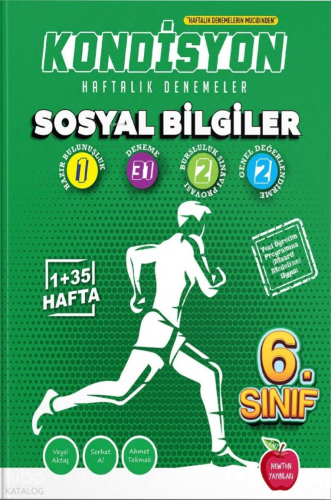 Newton Yayınları 6.Sınıf Kondisyon Haftalık Kazanım Denemeleri 36 Haft