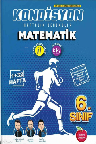 Newton Yayınları 6.Sınıf Kondisyon Matematik Haftalık Kazanım Denemele