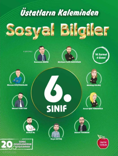 Newton Yayınları 6.Sınıf Sosyal Bilgiler Üstatların Kaleminden 20 Dene