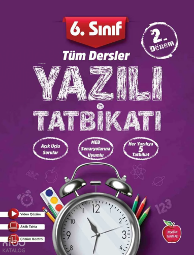 Newton Yayınları 6.Sınıf Yazılı Tatbikatı 2.Dönem Tüm Dersler | Kolekt