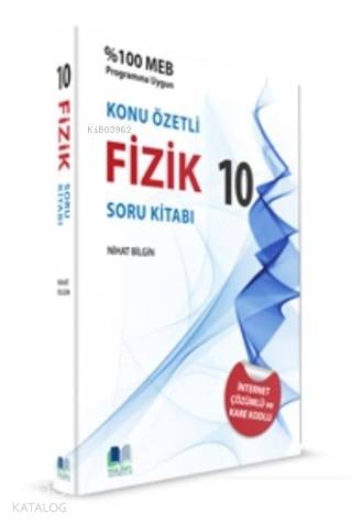 Nihat Bilgin Yayınları 10. Sınıf Fizik Konu Özetli Soru Bankası Nihat Bilgin