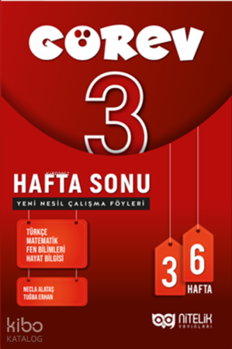Nitelik 3.Sınıf Görev Hafta Sonu Yeni Nesil Çalışma Föyleri *Yeni*