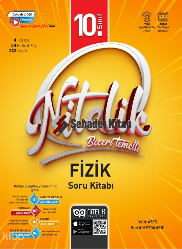 Nitelik Yayınları 10. Sınıf Beceri Temelli Fizik Soru Kitabı