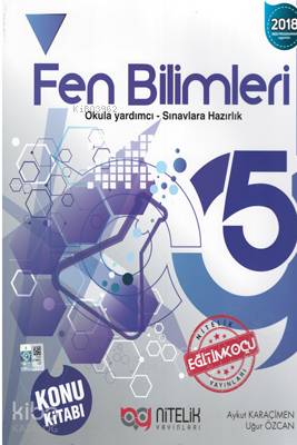Nitelik Yayınları 5. Sınıf Fen Bilimleri Konu Kitabı Yeni