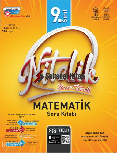 Nitelik Yayınları 9. Sınıf Beceri Temelli Matematik Soru Kitabı