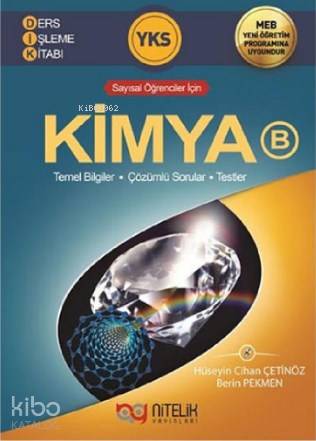 Nitelik Yayınları YKS Kimya B Ders İşleme Kitabı (Sayısal Öğrenciler İçin) Nitelik