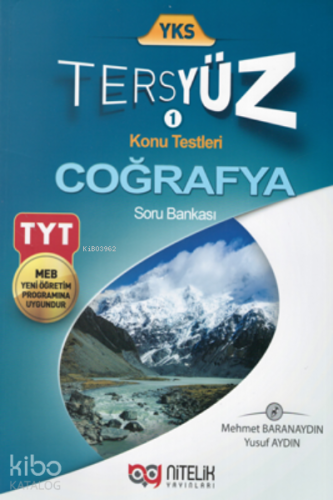 Nitelik Yayınları YKS TYT Coğrafya Tersyüz Konu Testleri Tekrar Testleri Soru Bankası Yeni