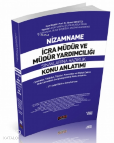 Nizamname İcra Müdür ve Müdür Yardımcılığı Konu Anlatımı Savaş Yayınları 2022