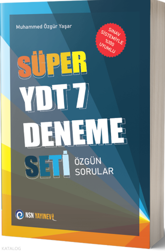 NSN Yayınevi Süper YDT 7 Deneme Seti;Özgün Sorular 7 Fasikül Deneme | 