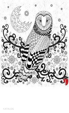 Nuh'un Gemisi Tablo Boyama Serisi 4 - Baykuş