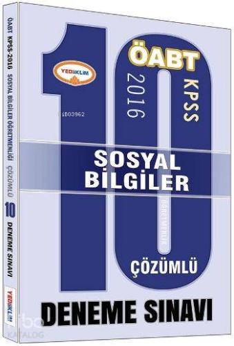 ÖABT 2016 Sosyal Bilgiler Çözümlü 10 Deneme Sınavı