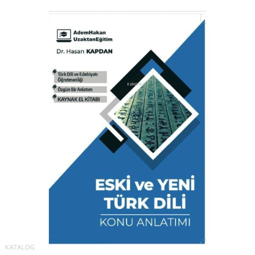 ÖABT Türk Dili ve Edebiyatı Eski ve Yeni Türk Dili Konu Anlatımı