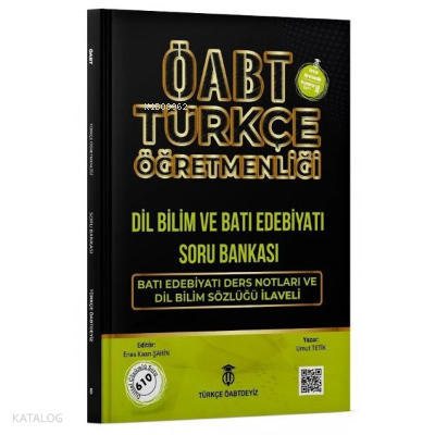 ÖABT Türkçe Dil Bilim ve Batı Edebiyatı Soru Bankası Çözümlü | Enes Ka