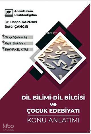 ÖABT Türkçe Dil Bilimi Dil Bilgisi ve Çocuk Edebiyatı Konu Anlatımı