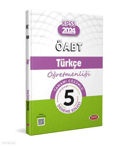 ÖABT Türkçe Öğretmenliği Tamamı Çözümlü 5 Deneme Sınavı