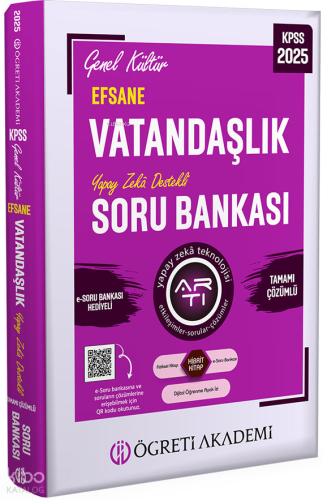 Öğreti Akademi 2025 KPSS Vatandaşlık Genel Kültür Efsane Tamamı Çözüml