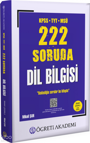 Öğreti Akademi KPSS TYT MSÜ 222 Soruda Dil Bilgisinin Şifresi Tamamı Ç