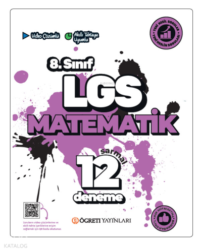 Öğreti Akademi LGS 8.Sınıf Matematik Sarmal 12 Deneme