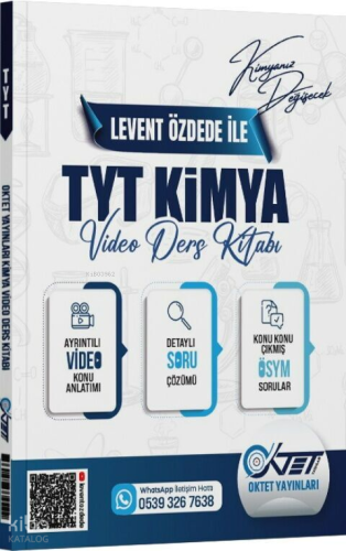 Oktet Yayınları TYT Kimya Video Ders Kitabı | Kolektif | Oktet Yayınla