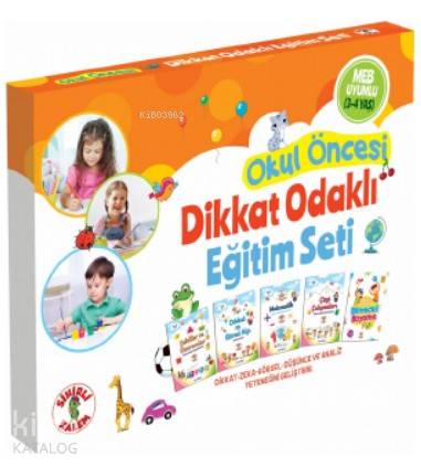 Okul Öncesi Dikkat Odaklı Eğitim Seti 3-4 Yaş | Celal Akbaş | Sihirli 