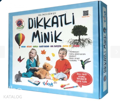 Okul Öncesi Dikkatli Minik Seti 4+