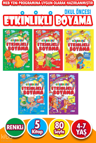 Okul Öncesi Eğitici Etkinlikli Boyama Seti