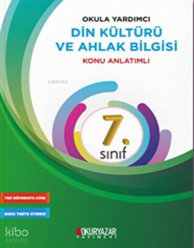Okula Yardımcı 7.Sınıf Din kültürü ve Ahlak Okuryazar Yayınevi