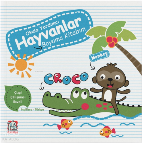Okula Yardımcı Hayvanlar Boyama Kitabım