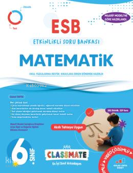 Okyanus 6. Sınıf Classmate Matematik Etkinlikli Soru Bankası