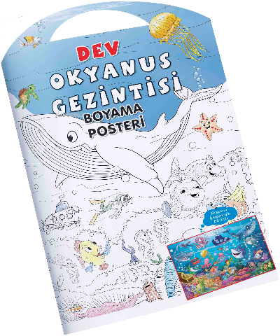 Okyanus Gezintisi Dev Boyama Posteri | Kolektif | Parıltı Yayıncılık