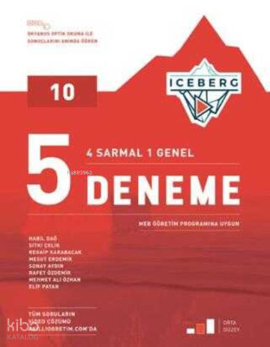 Okyanus Yayınları 10. Sınıf Iceberg 5'li Deneme | Kolektif | Okyanus Y