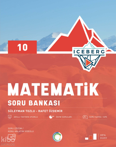 Okyanus Yayınları 10. Sınıf Matematik Iceberg Soru Bankası | Rafet Özd